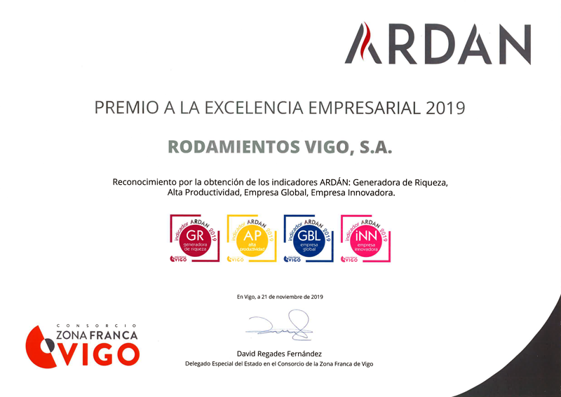 Premio Excelencia Empresarial 2019