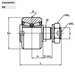 WRIST GUIDE ROLLERS   REF. NADELLA PK110C