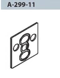 ACCESSOIRE POUR SOUPAPE PNEUMATIQUE   REF. UNIVER A-299-11