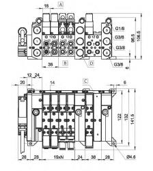 PLACA PARA CIERRAR LA POSICION DE LA VALVULA SIN USAR PARA LADO 18 MM REF. UNIVER BDF-3185
