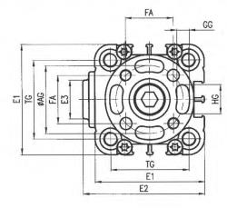 CILINDRO PNEUMATICO TELESCOPICO DI DE 2 A STADI IN ACCIAIO CROMATO STELO FEMMINA RT Ø 63 MM 1000 MM  REF. UNIVER RT2200631000L