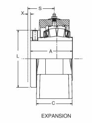 CAST IRON SUPPORT STAND WITH THROUGH DRILL P2B-S2-115RE   REF. DODGE 070301
