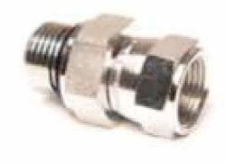 MALE-FEMALE THREADED STRAIGHT FITTING FOR HYDRAULICS JIC - BSPP 9/16'' 3/8''