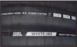 RUBBER HOSE FOR FOOD USE WHITE HD Ø76.2 MM 10 BAR  REF. SEL 174076