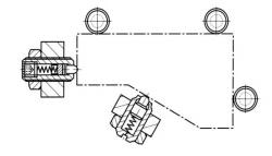 EXPULSOR DE MUELLE MODELO EM 8085 CON MUELLE DE ROSCA EN ACERO DE CORTE LONGITUD 22 MM REF. EM 8085 X M12