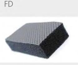 PLANCHA AUTOADHESIVA DE PVC BEIGE PERFORADO TIPO FD-25 A ESPUMA POLIURETANO ABSORBENTE IGNIFUGA ESPESOR 25 MM MEDIDA 1200X1000 MM PESO 2.08 KG  REF. AMC 26234