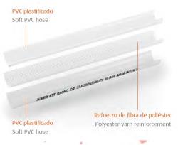 TUBO FLESSIBILE DI PLASTICA PER USO ALIMENTARE RAGNO CR Ø6X11 MM 100 M  REF. MERLETT 9150200610000