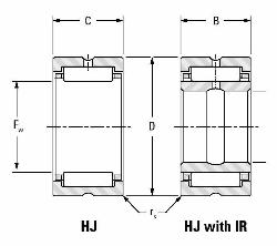 RODAMIENTO DE AGUJA TIPO HJ EN PULGADAS REF. KOYO JTEKT HJ-283716
