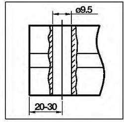 PERFIL DE ALUMÍNIO PARA MONTAGEM DE SISTEMA   REF. HEPCOMOTION 0-132-4040