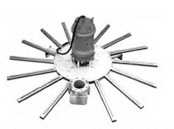 AIREADOR SERIE SC/L MODELO AJ100/LG413R110PA PARA TRATAMIENTO DE AGUA HOMOGENEIZADA TENSION TRIFASICA 400/690 V VELOCIDAD 1430 RPM DIAMETRO NOMINAL 100 MM REF. EBARA AJ100/LG413R110PA