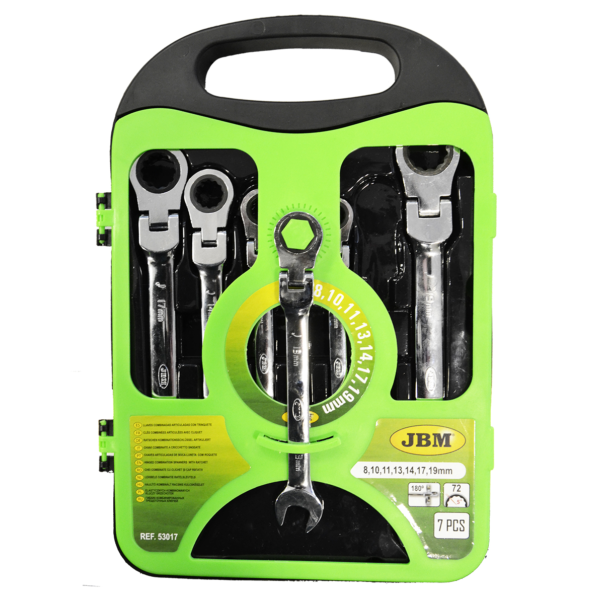 CLE MIXTE A CLIQUET 17 MM SAM OUTILLAGE - 50C17