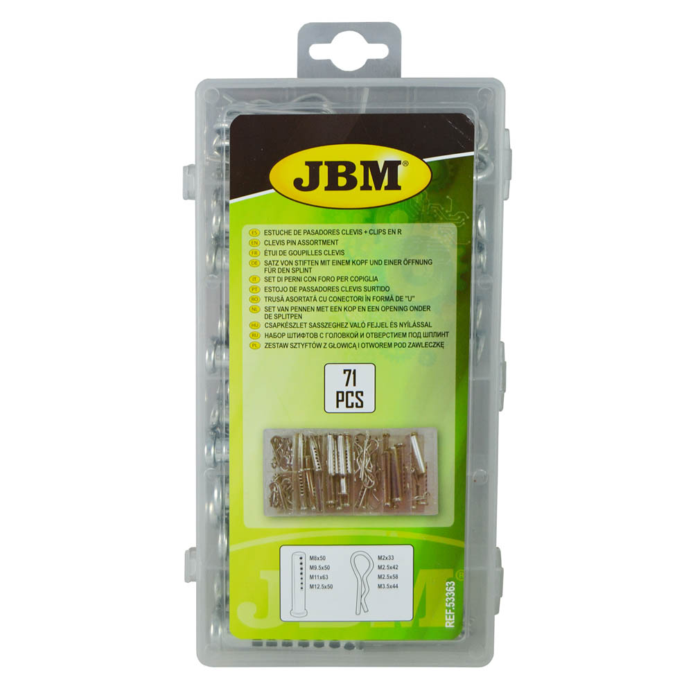 JBM ESTUCHE MÉTRICO CON 58 PIEZAS DE MACHOS Y TERRAJAS RECUBIERTAS DE Titanio 93829995