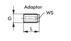 ADAPTER FÜR HYDRAULIK   REF. DESTACO 1184-2B