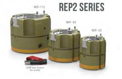 2 JAWS INDUSTRIAL PNEUMATIC CAM LEVER GRIPPER REP2 311 LB 20 MM  REF. DESTACO REP-82-P-C-V-RC