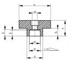 ADAPTER FÜR HYDRAULIK   REF. DESTACO 728Z32AD0-1