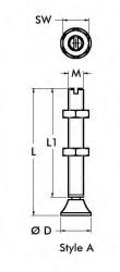 SPINDLE M8  REF. DESTACO 507206-M