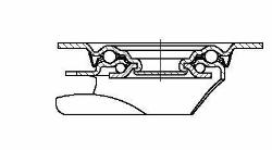COMPACT AND ELEVATING WHEEL   REF. BLICKLE B-GSPO 60K