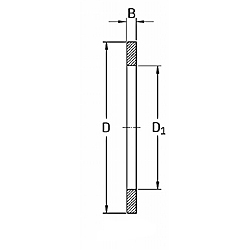 DISCO AXIAL SKF GS 81107
