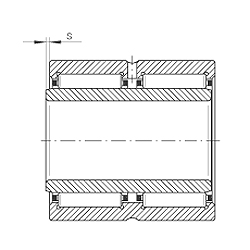 NEEDLE ROLLER BEARING WITH INNER RING   REF. INA NA6913-ZW-XL