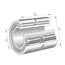 NEEDLE ROLLER BEARING WITH INNER RING   REF. INA NA6913-ZW-XL