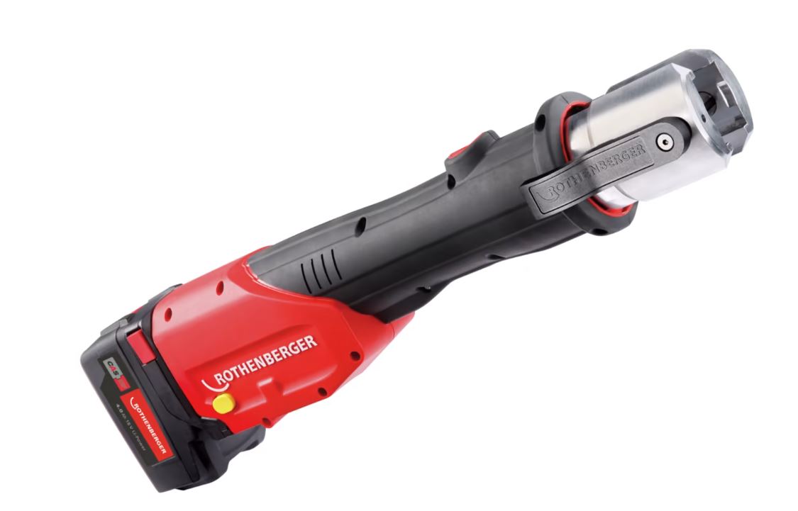 CONJUNTO DE PRENSA HIDRÁULICA PORTÁTIL E ELETRICA E MORDAÇAS ROMAX 4000  REF. ROTHENBERGER 1000002945