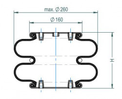 CILINDRO DE FOLE M-85 DE G1/4 M10  REF. ORIA M-85_C_G1/4M10