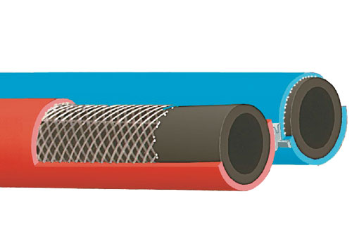 RUBBER HOSE FOR GASES RYLSIAM DOBLE Ø 6 MM 100 M  REF. TIPSA C208006