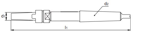 ACCESSORY FOR REAMER ECO PRO DIN 217 MK Nº 8 Ø40 MM DIN 219 DIN 222  REF. PHANTOM 84.410.0800