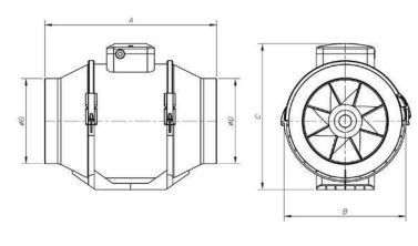EXTRACTOR EN LINEA CON CUERPO EXTRAIBLE NEOLINEO-100 T REF. SODECA 1030711