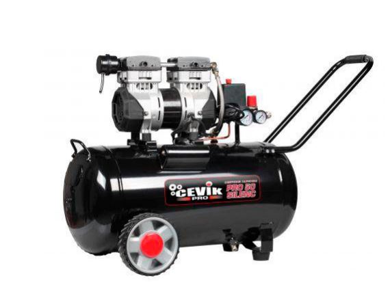 COMPRESSEUR 230 V 1.5 HP 50 L 8 BAR 150 L/MIN  REF. CEVIK PRO CA-PRO50SILENC