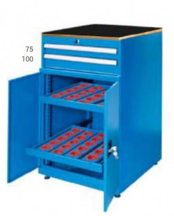 ARMOIRE MÉTALLIQUE INDUSTRIELLE AVEC 2 PORTES ET TIROIRS   REF. SAUDA WS-2550