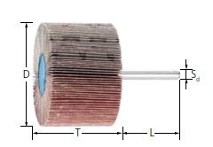 ABANICO LIJADOR CORINDON F DIAMETRO 30X15 MM MANGO DIAMETRO 6 MM A320 PARA LIJADO FINO Y ACABADO 10 UNID MODELO F 3015/6 A 320 REF. PFERD 44409326