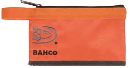 ESTUCHE PEQUEÑO NARANJA CON CREMALLERA 90 MM PARA HERRAMIENTAS O CONSUMIBLES PEQUEÑOS REF. BAHCO 4750FB7ORLT