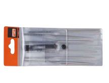 JUEGO DE 6 LIMAS DE AGUJA Y 1 MANGO 140-2 MM 51/2