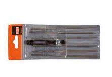 JUEGO DE 6 LIMAS DE AGUJA Y 1 MANGO 160-1 MM 61/4