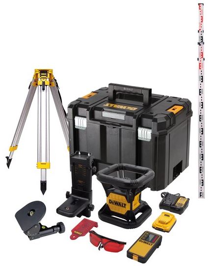 ROTATIONSLASER-NIVELLIERGERÄT XR 18 V 2 AH 45 M 457 M  REF. DEWALT DCE074D1R-QW