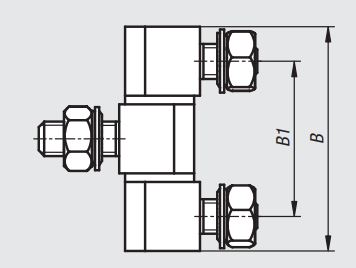 EDELSTAHLSCHARNIER D1=M06  REF. NORELEM 27890-10614027