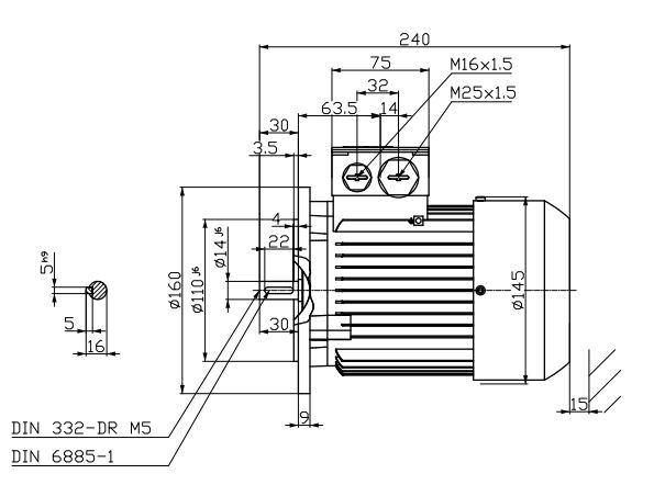 ELECTRIC MOTOR   REF. SIEMENS 1LE1003-0CB22-2FA4