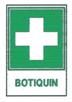 SEÑAL DE EMERGENCIA: BOTIQUIN REFLECTANTE DE 330X500 MM